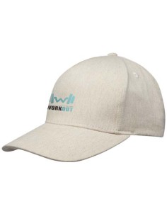 Cappellino in tessuto riciclato Aware™ a 5 pannelli da 240 g/m² Onyx