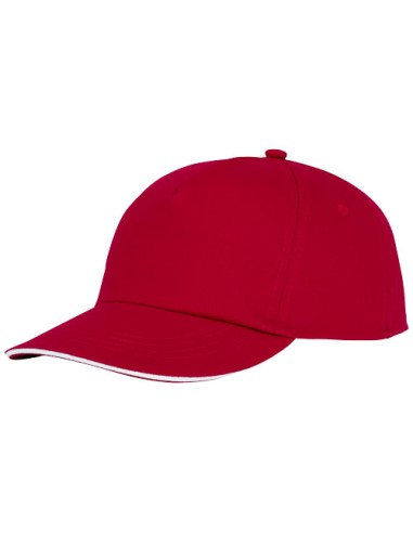 Cappellino a 5 pannelli con visiera sandwich da 175 g/m² Styx