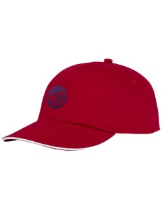 Cappellino a 5 pannelli con visiera sandwich da 175 g/m² Styx