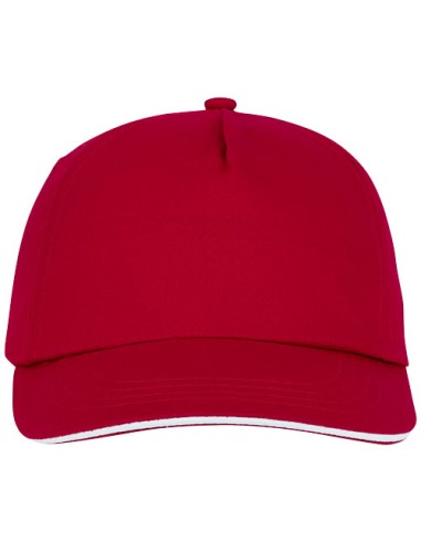 Cappellino a 5 pannelli con visiera sandwich da 175 g/m² Styx