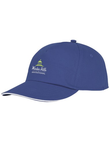 Cappellino a 5 pannelli con visiera sandwich da 175 g/m² Styx