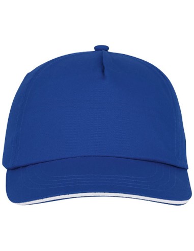 Cappellino a 5 pannelli con visiera sandwich da 175 g/m² Styx