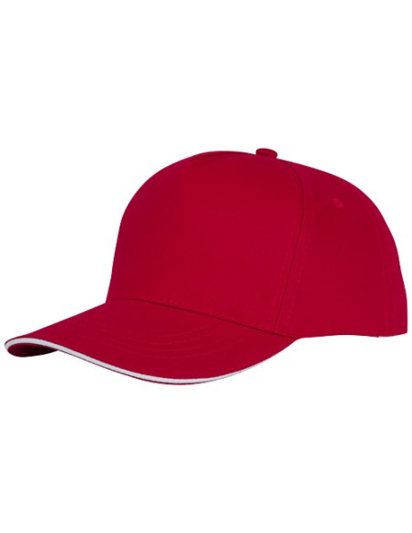 Cappellino a 5 pannelli con visiera sandwich da 175 g/m² Ceto