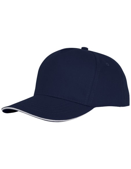 Cappellino a 5 pannelli con visiera sandwich da 175 g/m² Ceto