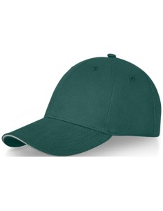 Cappellino a 6 pannelli con visiera a sandwich da 260 g/m² Darton