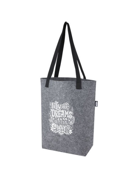 Tote bag con base ampia in feltro riciclato certificato GRS Felta - 12L