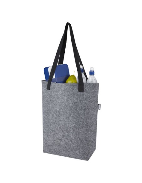 Tote bag con base ampia in feltro riciclato certificato GRS Felta - 12L