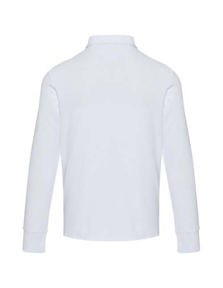 Polo unisex a maniche lunghe con mezza zip da 245 g/m² Apollo