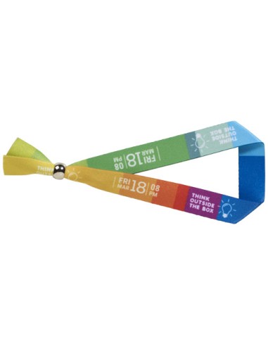 Braccialetto per feste Evi con stampa in sublimazione 