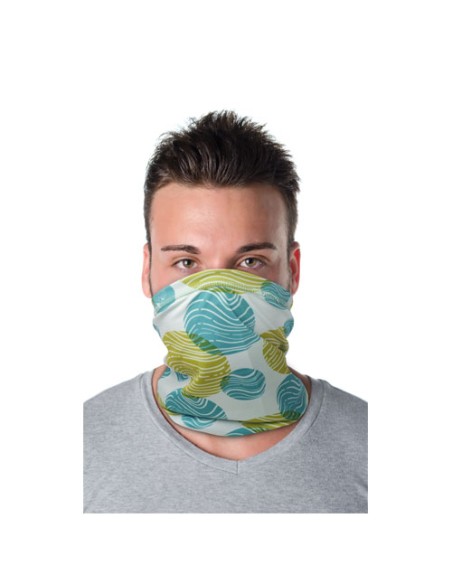 Multi-sciarpa con stampa a sublimazione, orli e tecnologia Coolmax® Mia