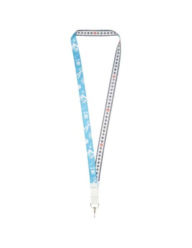 Lanyard con stampa in sublimazione lungo 1 metro in PET riciclato Isla con sgancio di sicurezza