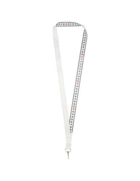 Lanyard con stampa in sublimazione lungo 1 metro in PET riciclato Isla con sgancio di sicurezza