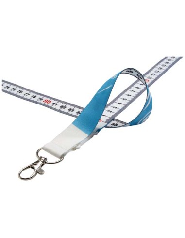 Lanyard con stampa in sublimazione lungo 1 metro in PET riciclato Isla con sgancio di sicurezza