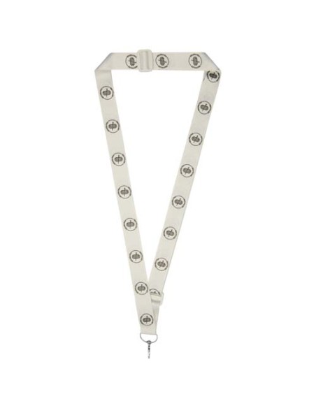 Lanyard regolabile in PET riciclato con stampa a sublimazione Liv