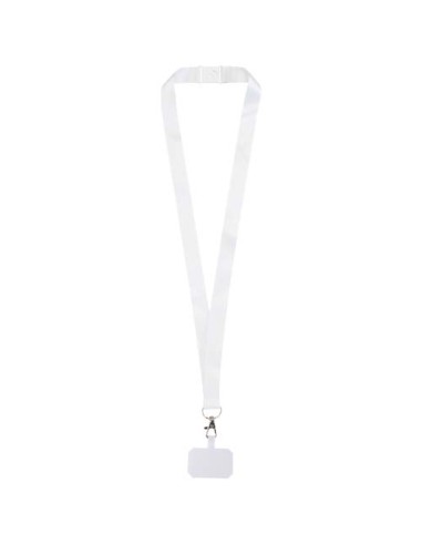 Lanyard con stampa a sublimazione, supporto per telefono e meccanismo di sicurezza Addie 