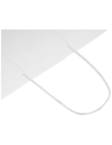 Sacchetto in carta kraft da 80-90 g/m2 con manici intrecciati - 34 x 20 x 35 cm