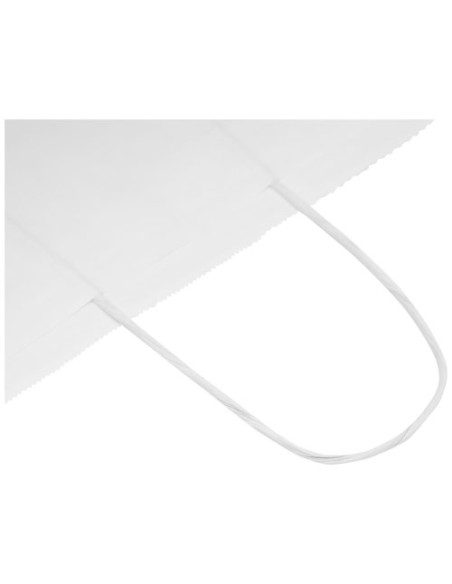 Sacchetto in carta kraft da 80-90 g/m2 con manici intrecciati - 34 x 20 x 35 cm