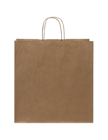 Sacchetto in carta kraft da 80-90 g/m2 con manici intrecciati - 34 x 20 x 35 cm