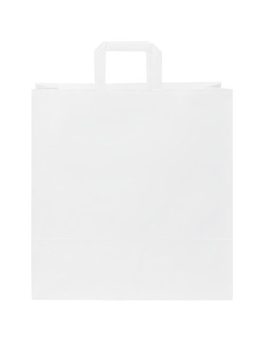Sacchetto in carta kraft da 80-90 g/m2 con manici piatti - 34 x 20 x 35 cm