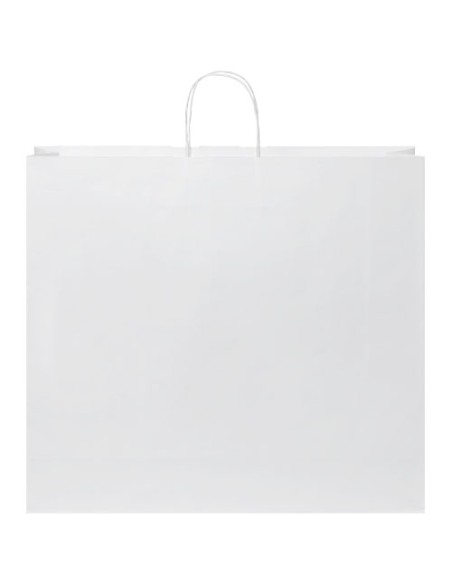 Sacchetto in carta Kraft da 90-100 g/m2 con manici intrecciati - 49,5 x 14 x 44 cm