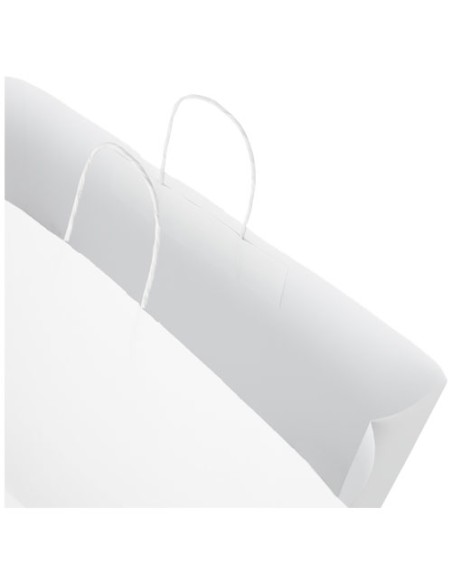 Sacchetto in carta Kraft da 90-100 g/m2 con manici intrecciati - 49,5 x 14 x 44 cm