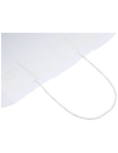 Sacchetto in carta Kraft da 90-100 g/m2 con manici intrecciati - 49,5 x 14 x 44 cm