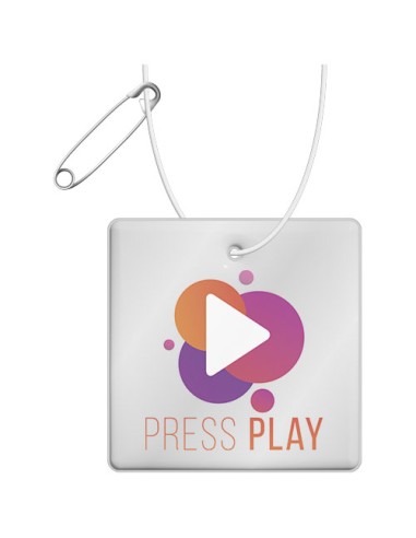 Pendaglio riflettente quadrato