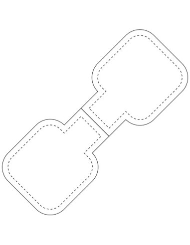 Calamita catarifrangente quadrata in PVC RFX™ 