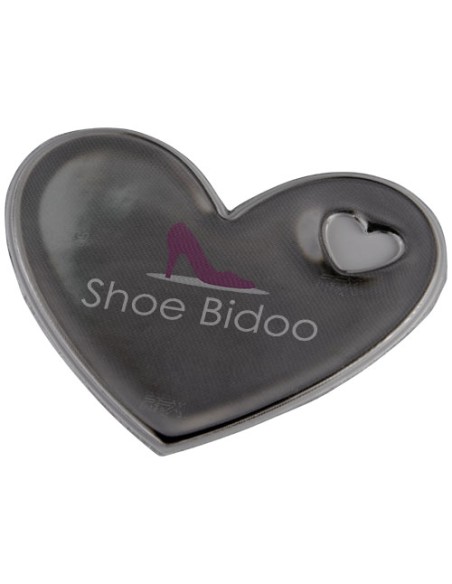 Adesivo riflettente a forma di cuore