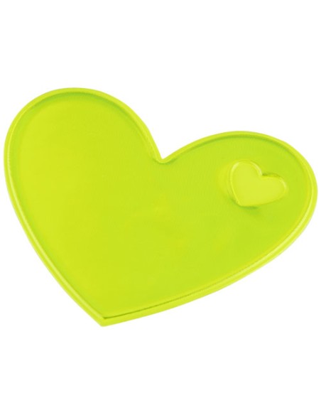 Adesivo riflettente a forma di cuore