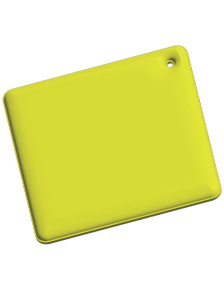 Gancio catarifrangente piccolo a forma di rombo con catenella in PVC RFX™