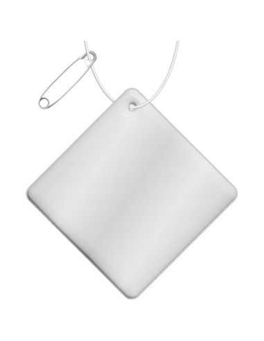 Gancio catarifrangente piccolo a forma di rombo in TPU con catenella RFX™