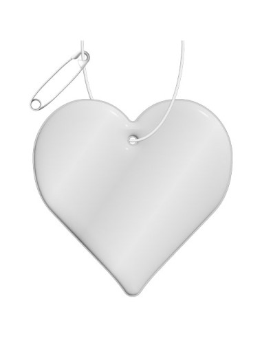 Gancio catarifrangente a forma di cuore in TPU con catenella RFX™