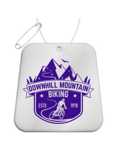 Gancio catarifrangente a forma di trapezio in TPU con catenella RFX™