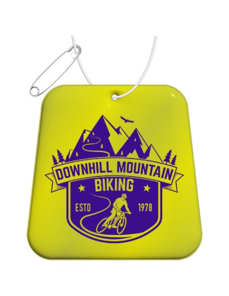 Gancio catarifrangente a forma di trapezio in TPU con catenella RFX™