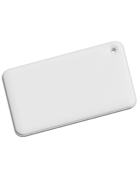 Gancio catarifrangente piccolo rettangolare in PVC con catenella RFX™