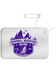 Gancio catarifrangente piccolo rettangolare in TPU con catenella RFX™