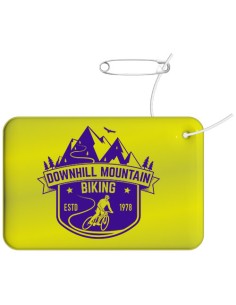 Gancio catarifrangente piccolo rettangolare in TPU con catenella RFX™