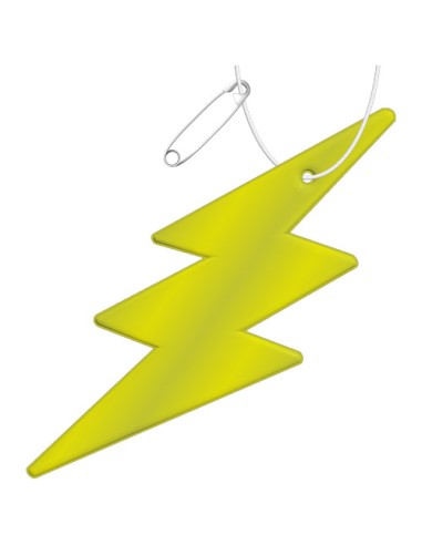 Gancio catarifrangente a forma di fulmine in PVC con catenella RFX™