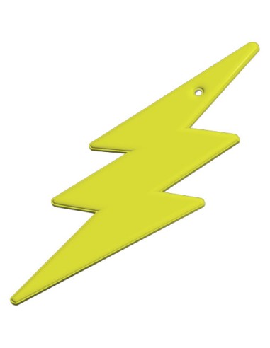 Gancio catarifrangente a forma di fulmine in PVC con catenella RFX™