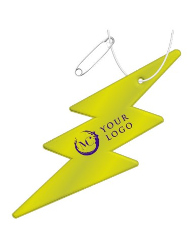 Gancio catarifrangente a forma di fulmine in TPU con catenella RFX™