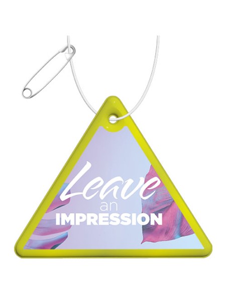 Gancio catarifrangente triangolare in PVC con catenella RFX™