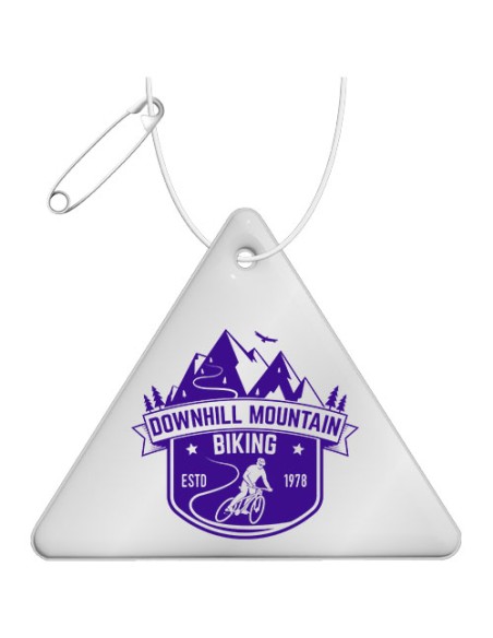 Gancio catarifrangente triangolare in TPU con catenella RFX™