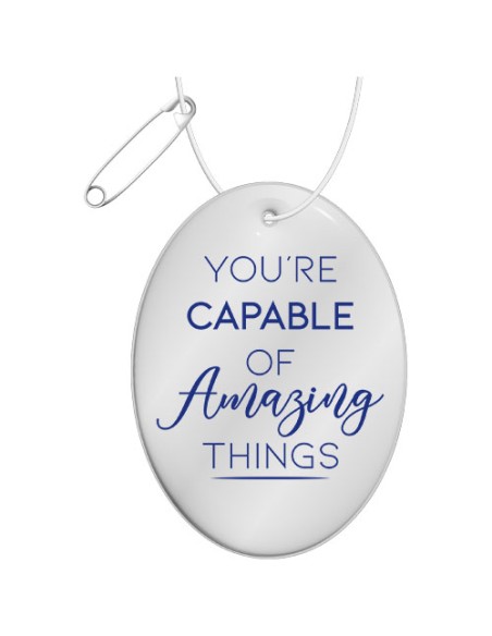 Gancio catarifrangente ovale in TPU con catenella RFX™