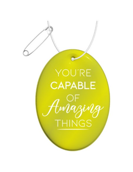 Gancio catarifrangente ovale in TPU con catenella RFX™