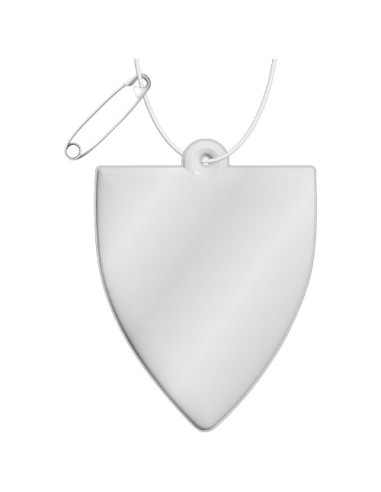 Gancio catarifrangente per badge in PVC con catenella RFX™