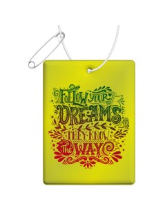 Gancio rettangolare catarifrangente in PVC grande con catenella RFX™