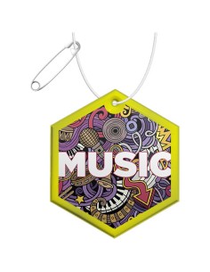  Gancio in PVC catarifrangente esagonale con catenella RFX™