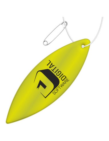 Gancio catarifrangente a ellisse in TPU con catenella RFX™