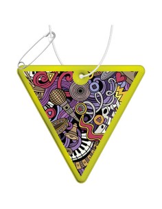 Gancio catarifrangente a triangolo invertito in PVC con catenella RFX™